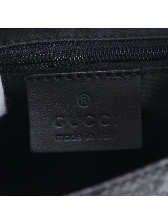 Gucci GG Canvas Leather Backpack Black main image 2